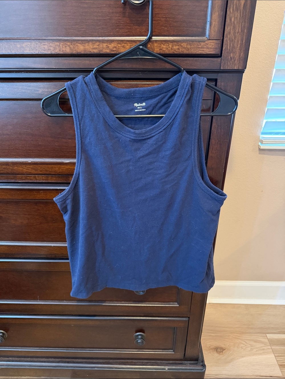 EUC Madewell Navy Blue Tank Top